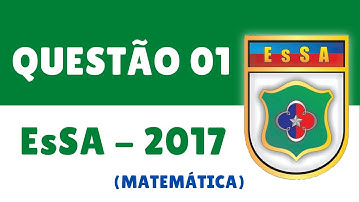 ESA 2017 Q01 - Se logx representa o logaritmo na base 10 de x, então o valor de