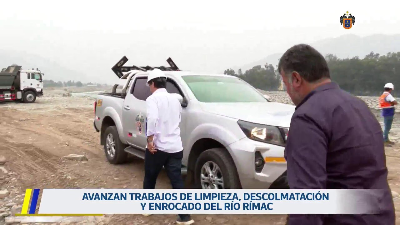 Supervisión de los trabajos de descolmatación en el río Rímac | 05 de enero