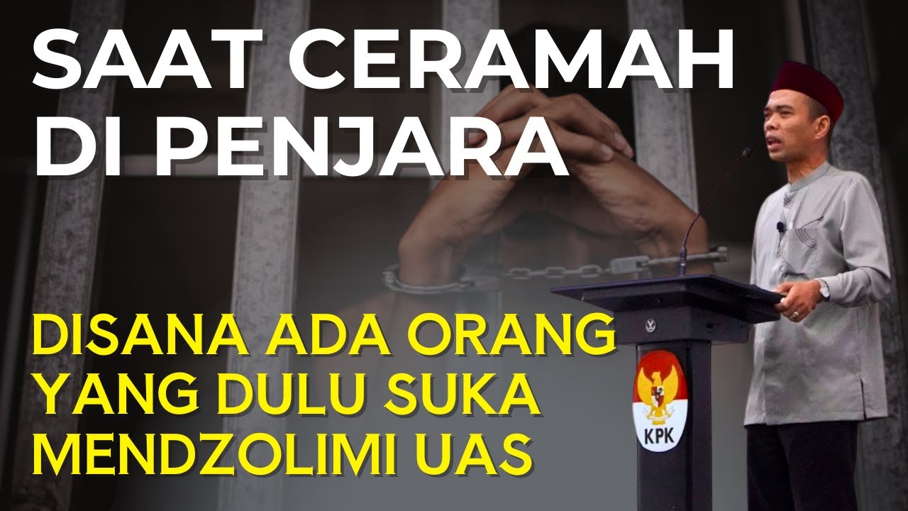 USTAD ABDUL SOMAD CERAMAH DIPENJARA TERNYATA ADA REKTOR YANG DULU MENGINTIMIDASI  UAS KETIKA PNS