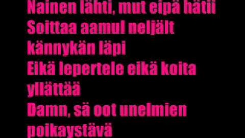 Aste - Unelmien poikaystävä (lyrics)