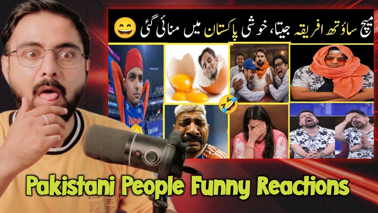 Pakistani People Funny Reactions on South Africa Beat India | T20 World Cup