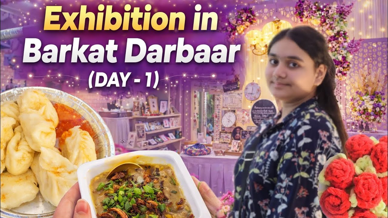 1️⃣ Day 1 vibes at Barkat Darbaar 💫Food • Fashion • Creativity — all under one roof