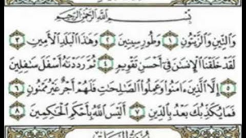 سورة التين بتلاوة الشيخ أحمد العجمي (كاملة)