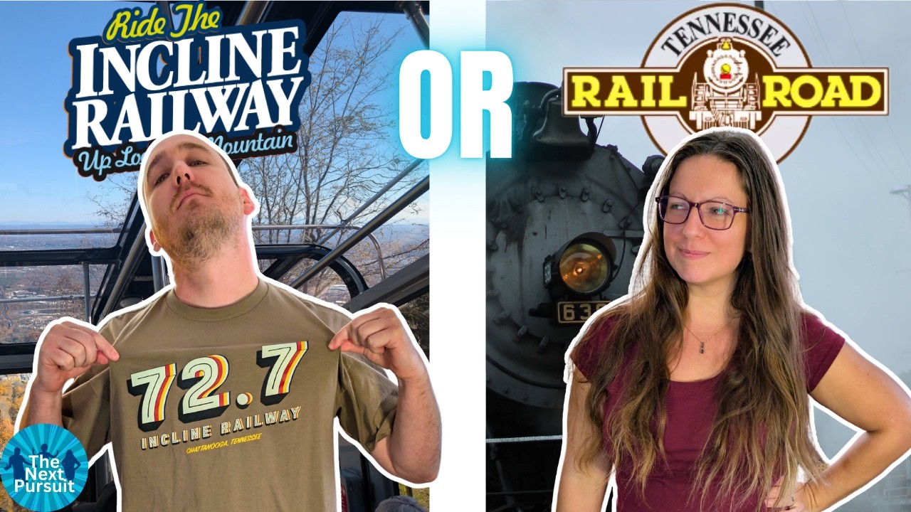 Железная дорога долины Теннесси против фуникулера: битва поездов в Чаттануге! Всего 1 день; что л...