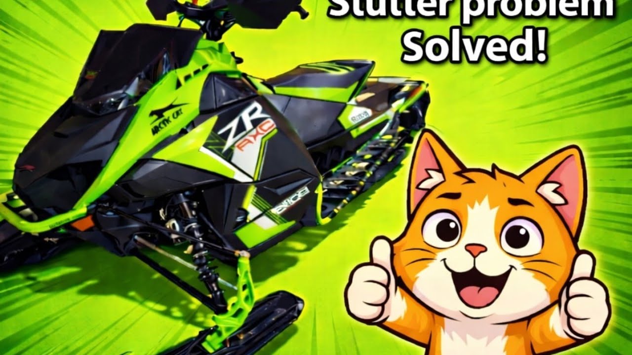 arctic cat catalyst 858 rxc had a stutter---here's what fixed it - YouTube