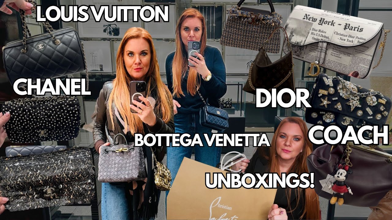 EPIC LUXURY SHOPPING VLOG & HAUL! Chanel, Louis Vuitton, Dior, Bottega Venetta, Coach, Loewe...