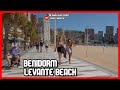BENIDORM  - Levante Beach - Playa de Levante | Walking tour | ALICANTE, Costa Blanca, Spain 4k