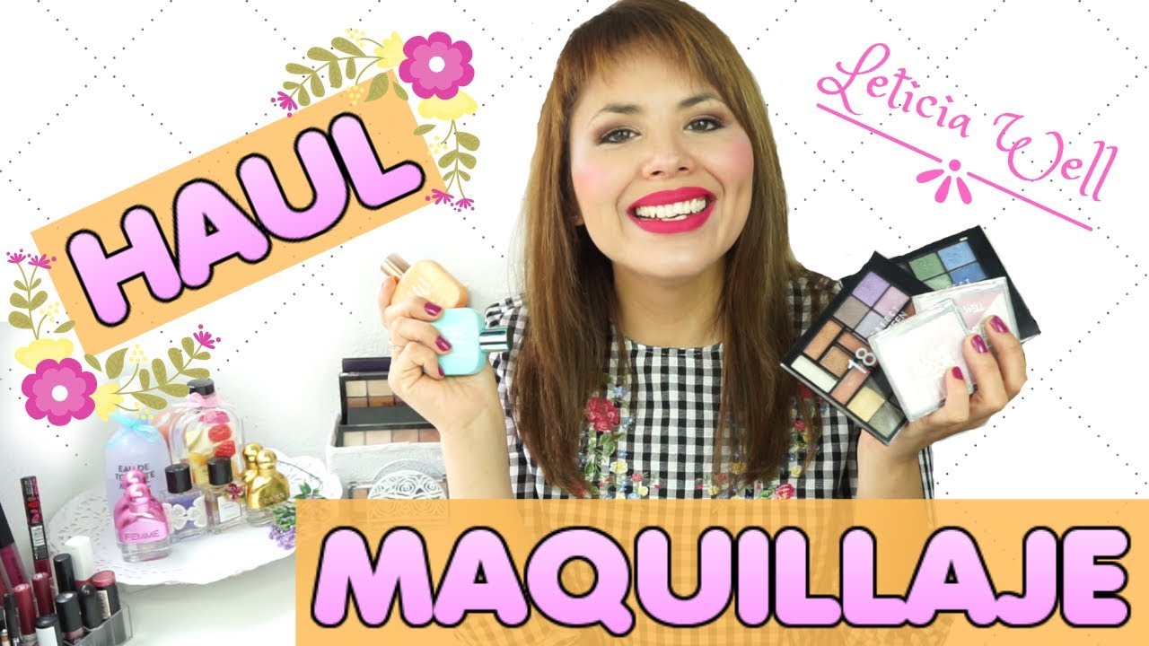 HAUL MAQUILLAJE de LETICIA WELL + NOVEDADES PERFUMES MERCADONA/ DaY_BB ...