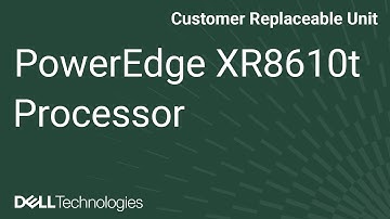 Dell PowerEdge XR8610t: Remove/Install Processor and Heatsink