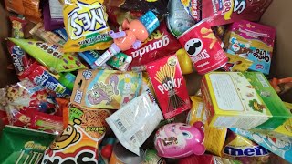 Satisfying Video ASMR Unpacking and Mixing Mentos, Skittles, Chupa Chups Gum, Kinder Joy, Chocolate