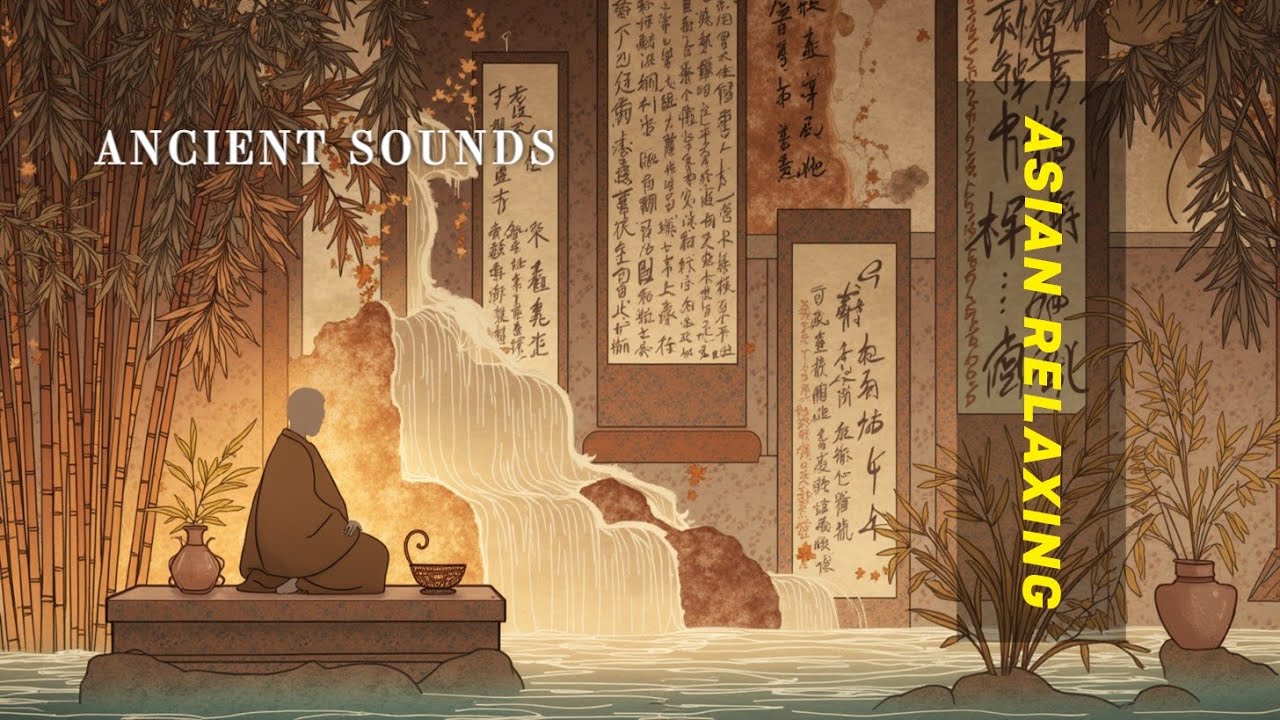 Monastery Meditations - Traditional Japanese Flutes | Waterfall Serenity Monastery Meditations - Traditional Japanese Flutes | Waterfall Serenity