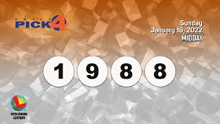 Wisconsin Lottery Midday Draw 01/16/2022