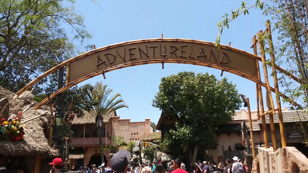 Disneyland Construction Update-  New Adventureland Sign
