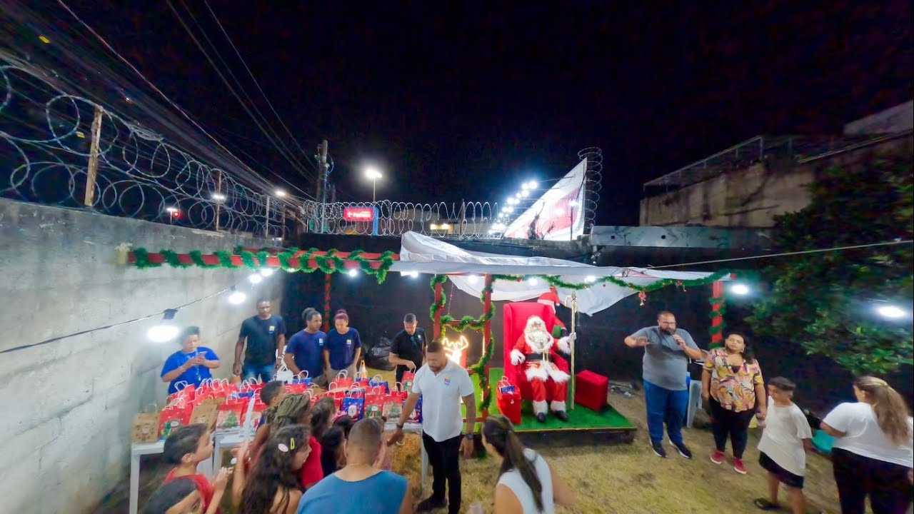 Festa de encerramento e confraternização de Natal do Condomínio Residencial Facile.