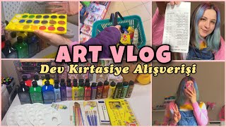 Art Vlog Yaptığım En Büyük Kırtasiye Alışverişi Kaç Lira Tuttu ?