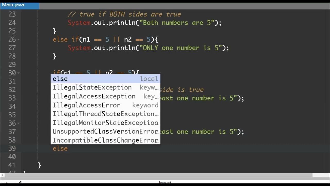 Java Conditions Lesson 03) Compound if Statements - YouTube