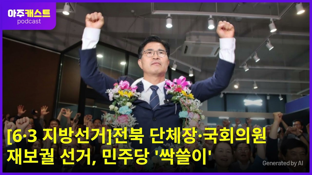 [6·3 지방선거]전북 단체장·국회의원 재보궐 선거, 민주당 싹쓸이