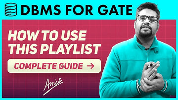 How to prepare DBMS from my playlist efficiently for gate 2023 | How to get full marks in DBMS