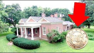 Metal Detecting AMAZING FIND at a Plantation House! Old Coins and Relics Found