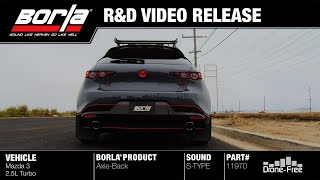 homepage tile video photo for Borla Exhaust for 2019-2022 Mazda 3 Hatchback 2.5L Turbo