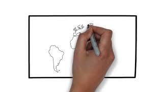 رسم خريطة العالم - طريقة رسم خريطة العالم بدقائق