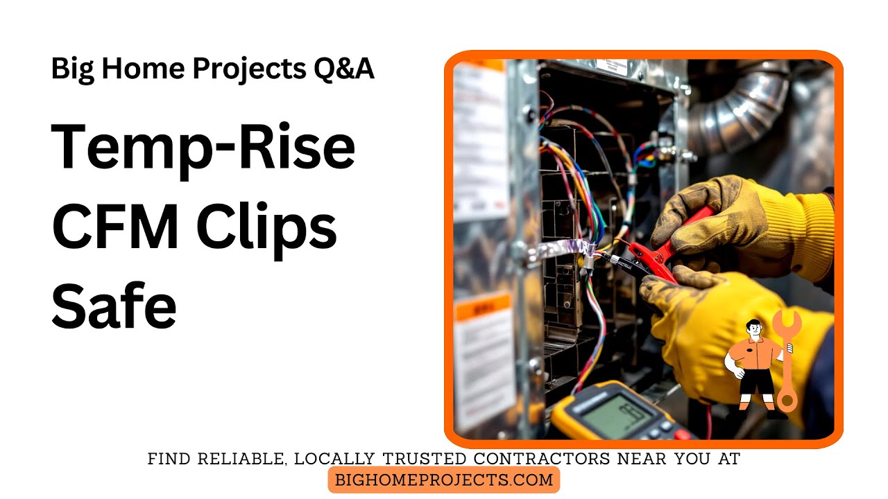 Temp-Rise CFM Check Tricks with Insulated Clips - YouTube
