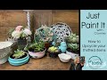 Just Paint It |  DIY Paint  |  Thrifted Items Revealed