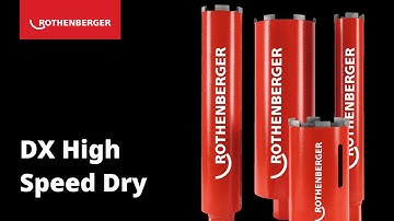 Dry drill bits DX High Speed Dry with 3D-Diamatrix | Highlight overview