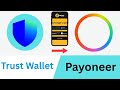 How to Withdraw Crypto from Trust Wallet to Payoneer Using Boomchange