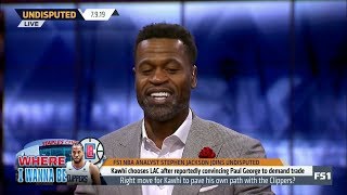 UNDISPUTED | Stephen Jackson DEBATE: Right move for Kawhi to pave own path with George's Clippers?