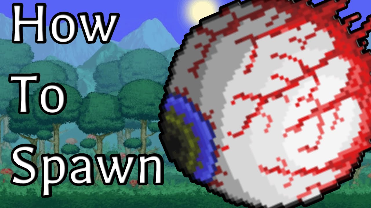 How To Spawn Eye Of Cuthulu Terraria YouTube