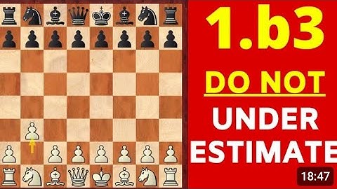 nimzo Larsen attack..modern variation😱😱 most popular trap..beat the grandmaster.74% win rate opening