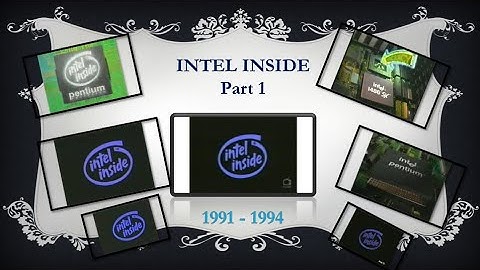 Intel Inside Commercials - Part 1 - (1991 - 1994)