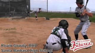 Kevin Gowdy, RHP, Santa Barbara High School, Pregame Bullpen