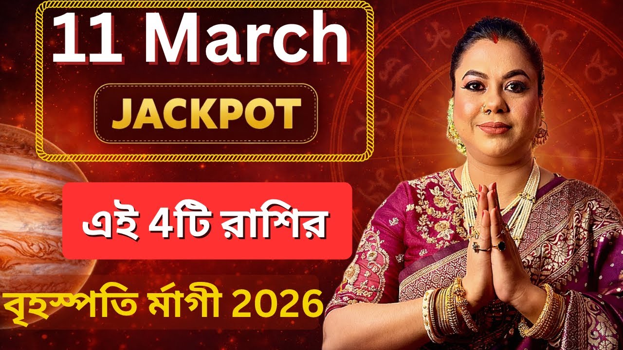 11ই মার্চে বৃহস্পতি র্মাগী — এই রাশির ভাগ্য খুলতে চলেছে! #astrology  #madhusastroinfo #horoscope