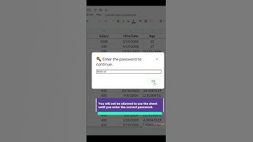How to Password Protect Google Sheets #Shorts