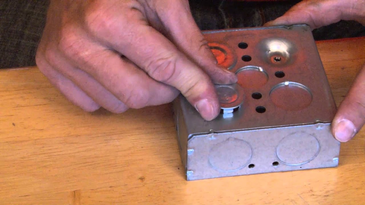 1/2" Snap In Style Knockout Seal SNAP50 YouTube