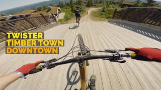 New Red Trails in Trysil  Twister, Timber Town, Downtown