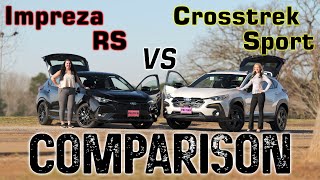 Comparison: 2024 Impreza RS vs Crosstrek Sport