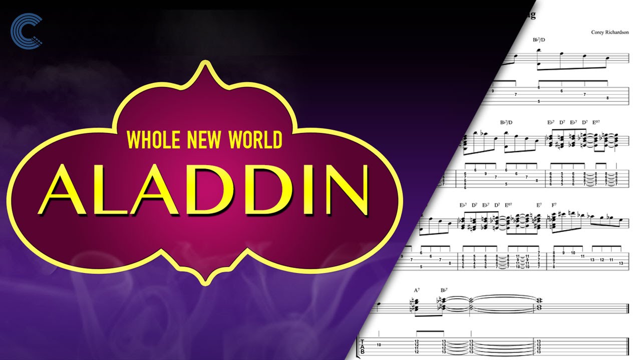 Alto Sax A Whole New World Aladdin Sheet Music Chords Vocals Youtube