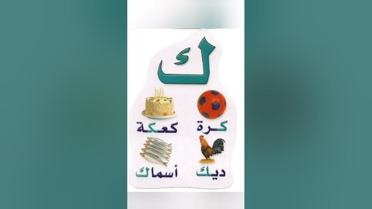 Letter Kaaf Shapes In The Beginning.Middle.End.In Arabic Words With