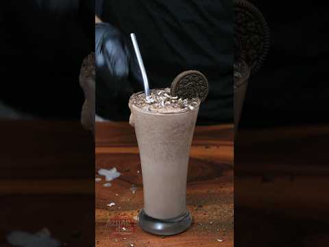 Oreo Milkshake Asmr cooking #shorts #food #asmr #asmrvideo #asmrfood #milkshake #recipe #shortvideo