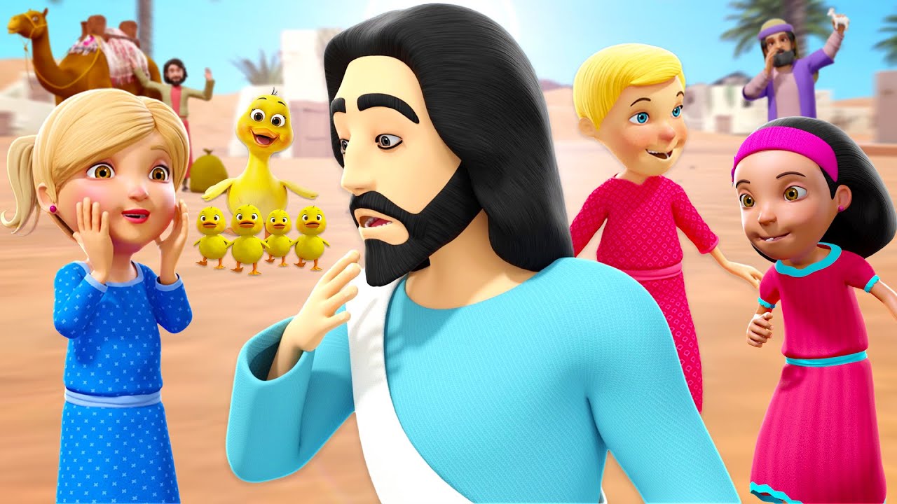 Песня пяти маленьких детей — воскресная школа — Kids Faith TV