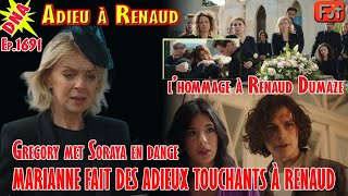 [DNA 1691]  Marianne fait des adieux touchants à Renaud. Grégory est le cauchemar de Soraya | Résumé