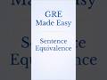 Sentence Equivalence