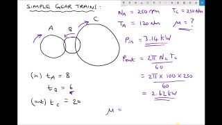 Https://engineers.academy/ this video explains how to calculate gear
ratios for simple trains. you will learn the ratio from n...