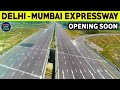 DELHI-MUMBAI Expressway | Partially OPEN in November 2021 | India's LONGEST 8 Lane Expressway