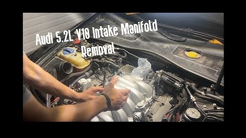 Audi 5.2L V10 (C6 S6 - D3 S8) Intake Manifold Removal Tutorial