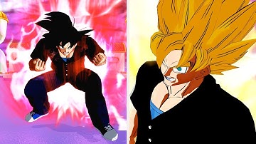 Dragon Ball Legends Transformations KK-SSJ-SSJ2-SSJ3-SSG-SSB -  Dragon Ball Xenoverse 2 Mods