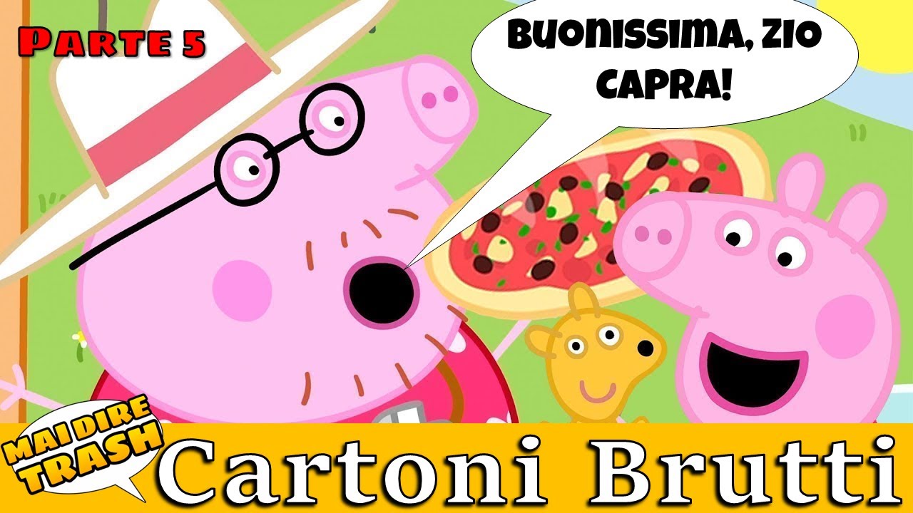 PEPPA PIG 🐷  Cartoni Brutti - con DARIO AUGUSTO QUARTO (PARTE 5) By Obito